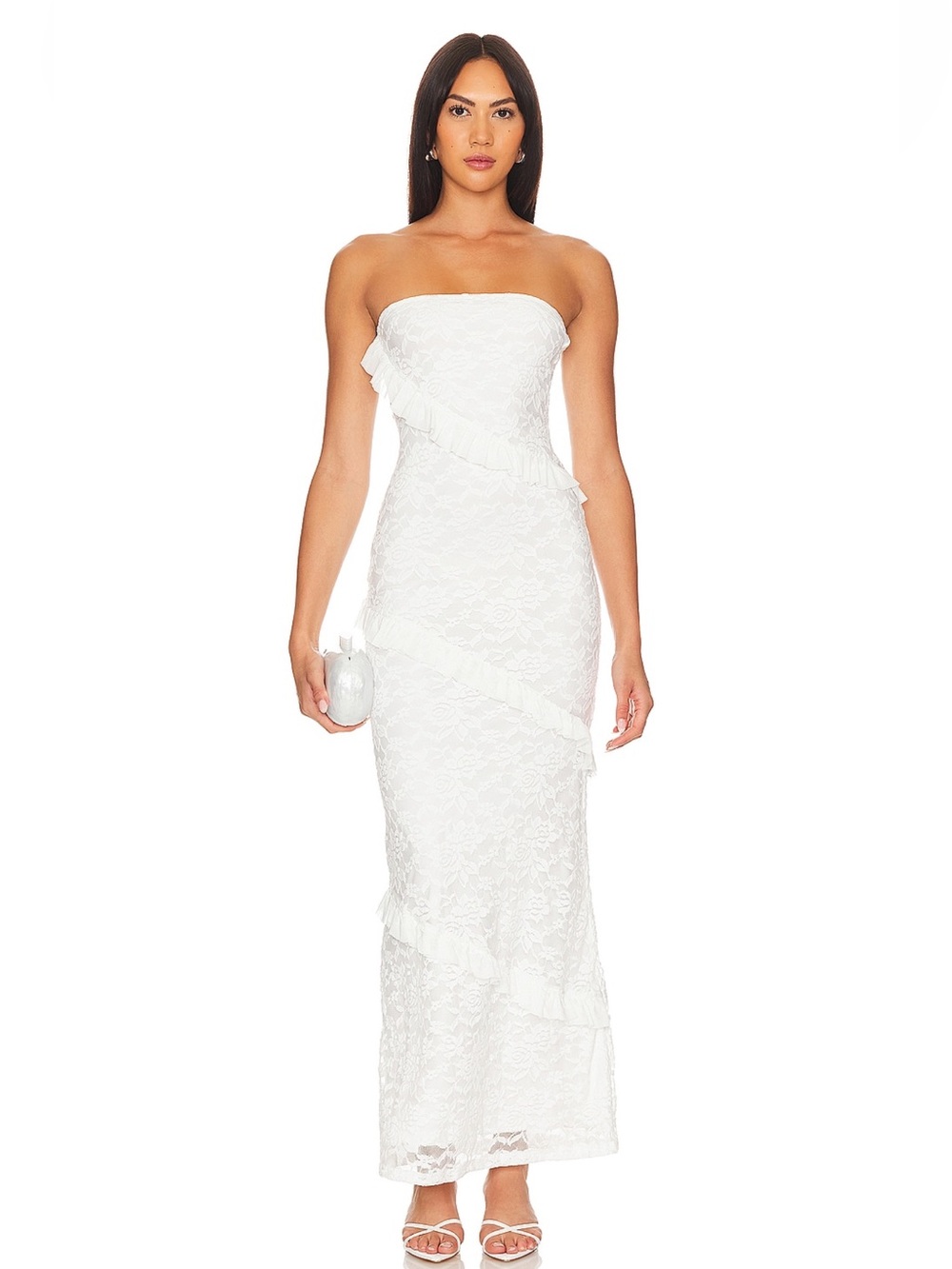 Xandra Maxi Lace dress.